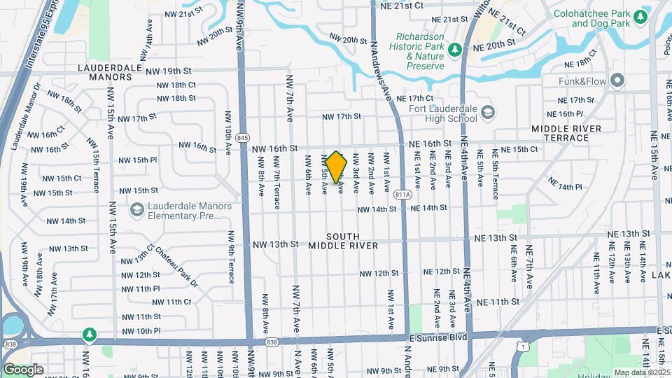 1433 NW 4th Ave Map and Location Details