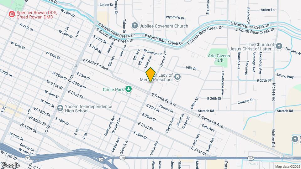 2553 Glen Ave Mapa y Detalles de la Ubicación