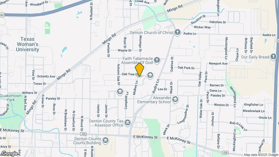 1016 Mulkey Ln Map and Location Details