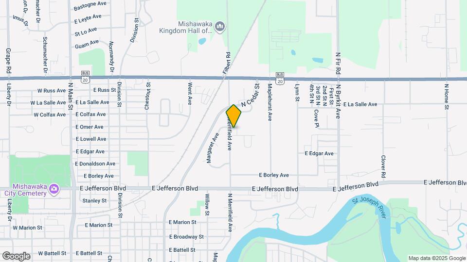 1808 N Merrifield Ave Map and Location Details