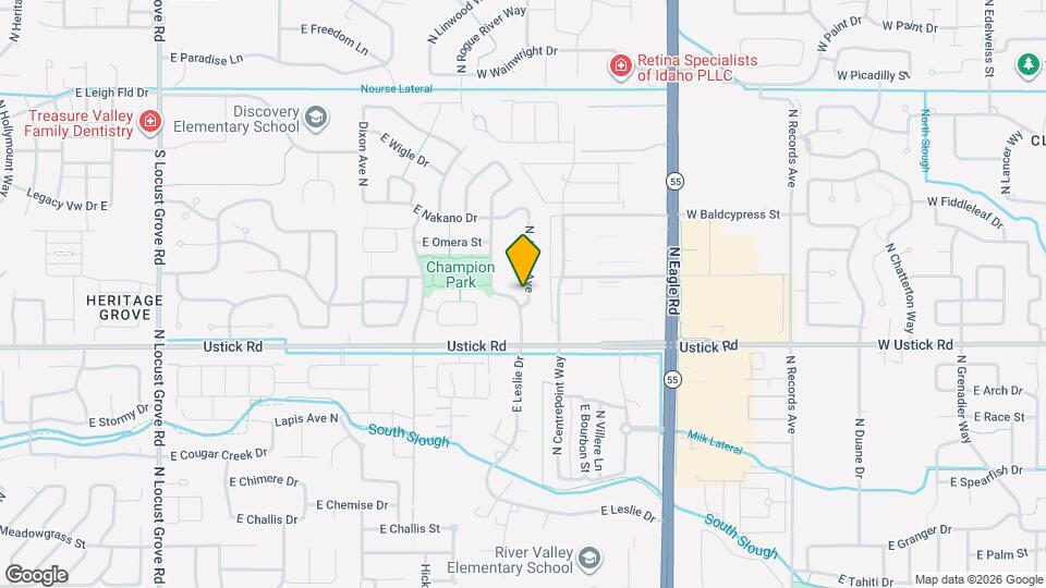 3349 N Justin Ave Map and Location Details