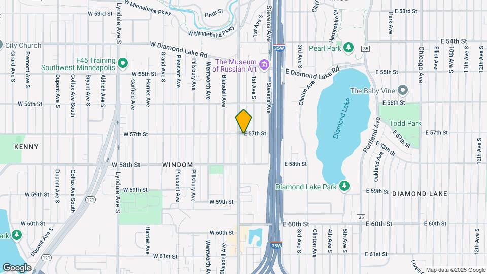 5701 Nicollet Map and Location Details