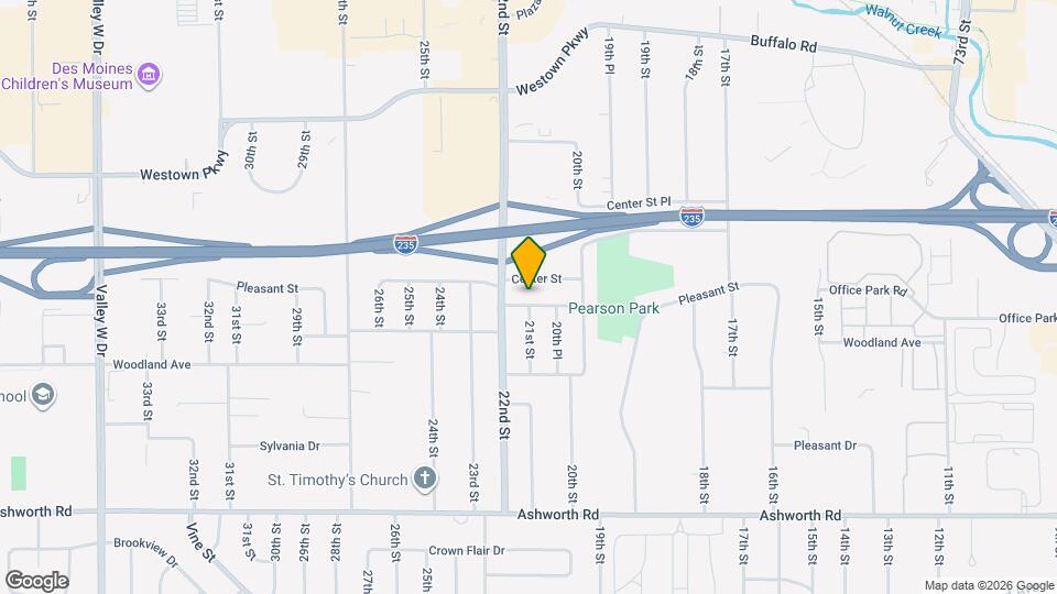 2101 Pleasant St Map and Location Details