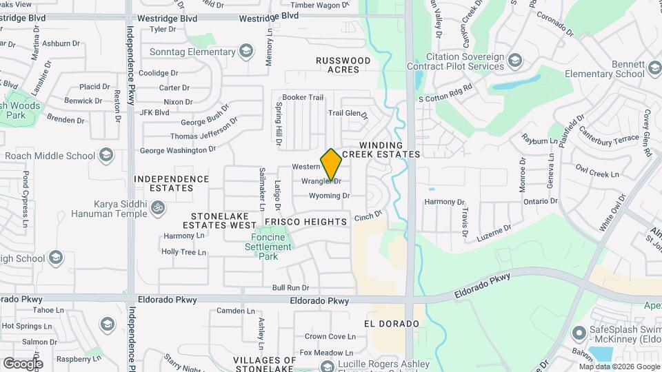 15723 Wrangler Dr Map and Location Details