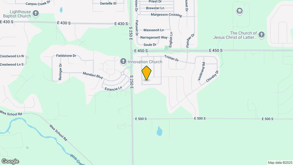 2612 Glastonbury Way Map and Location Details