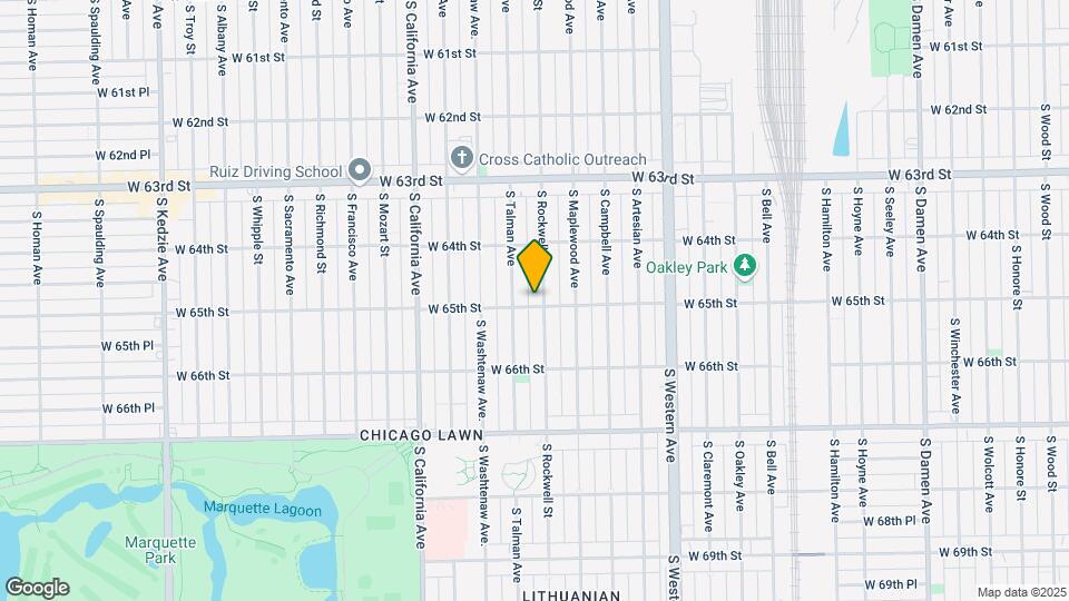2600-2610 W 65th St Map and Location Details