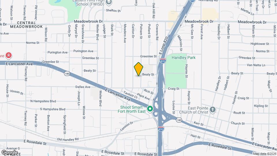 2816 Putnam St Map and Location Details