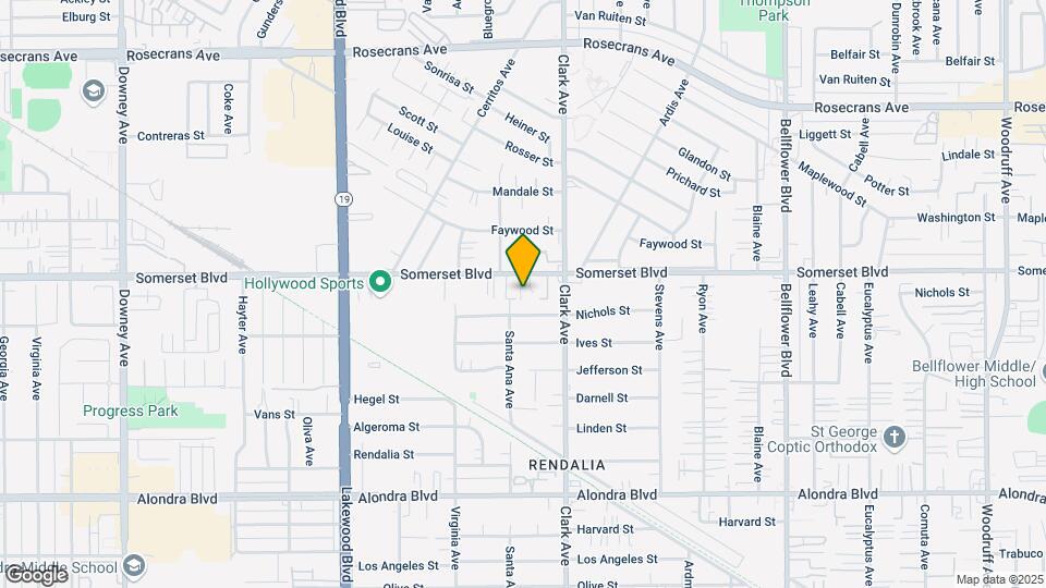 9326 Somerset Blvd Map and Location Details