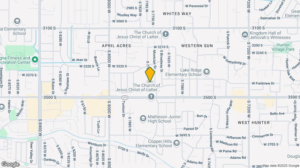 3421 S 7780 W Map and Location Details