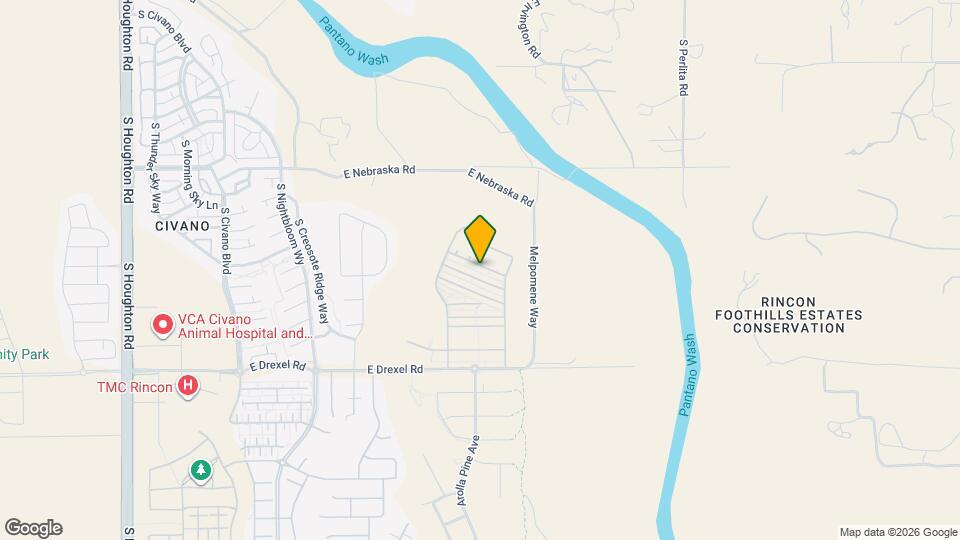 10988 E Passion Flower Ln Map and Location Details