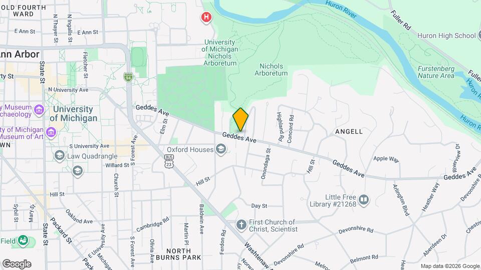 1915 Geddes Ave Map and Location Details