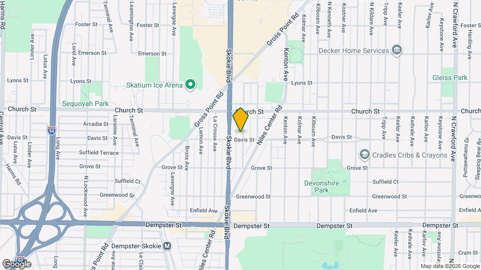 9106 Keating Ave, Unit 1N Mapa y Detalles de la Ubicación