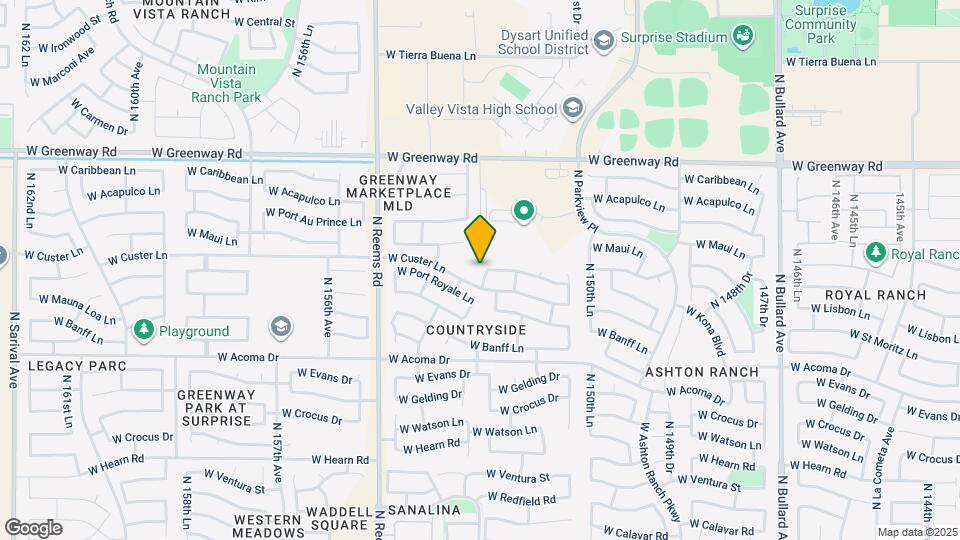 14936 N 153rd Ave Map and Location Details