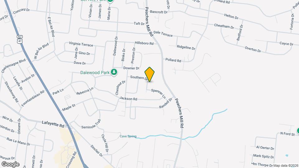 323 Southern Dr Map and Location Details