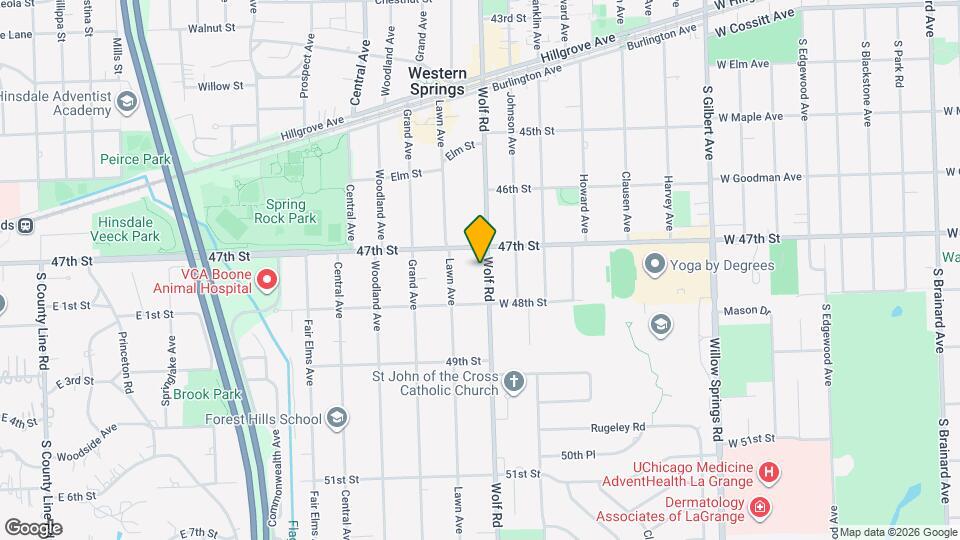 4716 Wolf Rd Map and Location Details