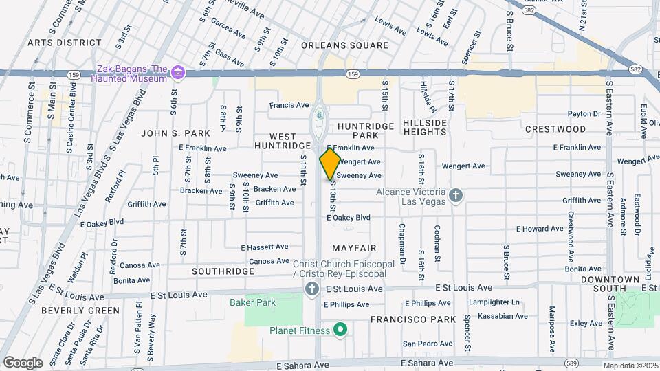 1410 S 13th St Map and Location Details