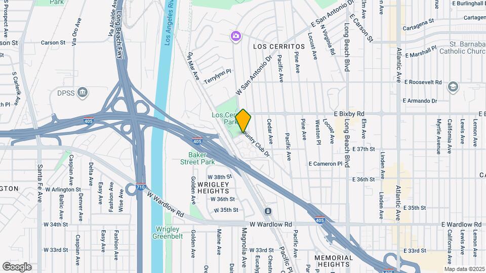 3725 Country Club Dr Map and Location Details