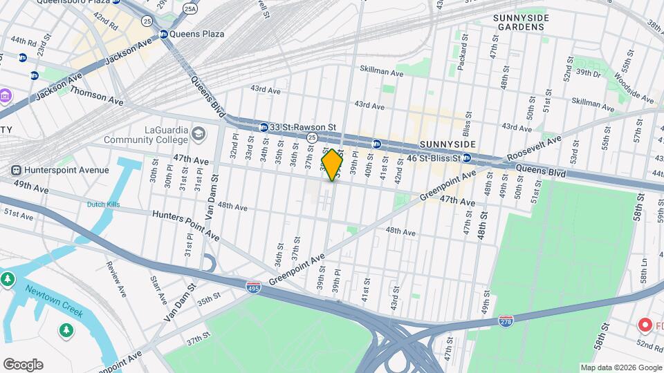 38-18 47th Ave Mapa y Detalles de la Ubicación