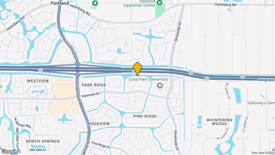8649 NW 57th Ct Map and Location Details