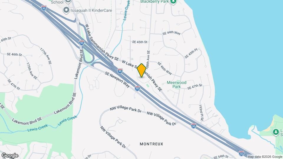 4641 W Lake Sammamish Pkwy SE Map and Location Details