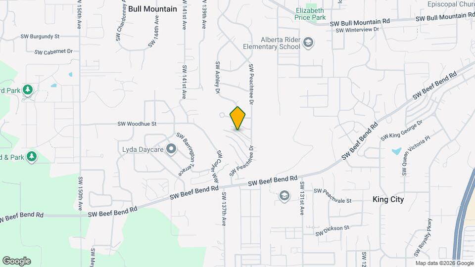 13660 SW Wrightwood Ct Map and Location Details