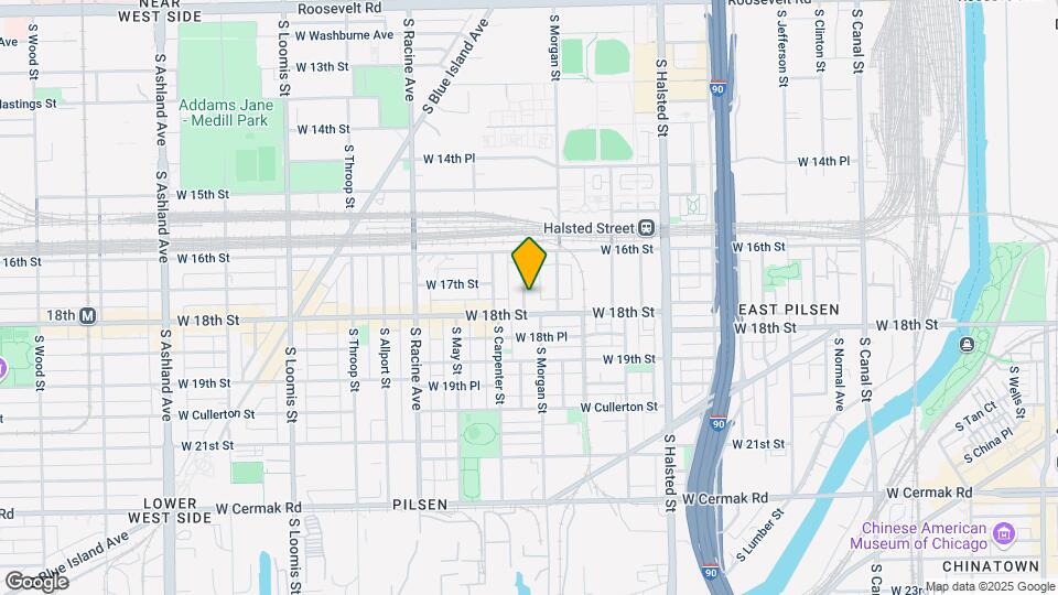1645 S Miller St Map and Location Details