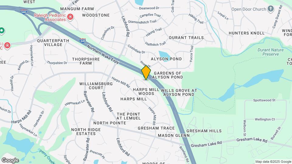 7829 Harps Mill Woods Run Mapa y Detalles de la Ubicación