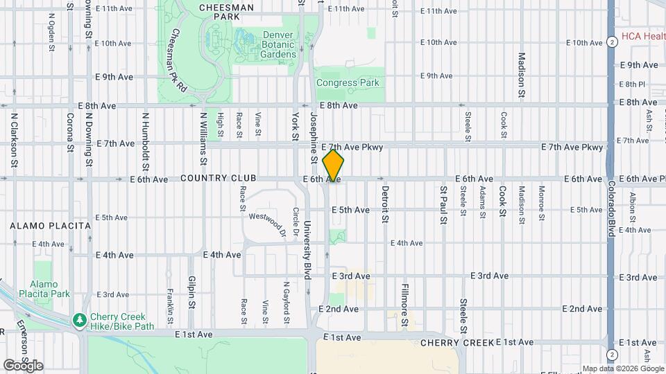 566 Josephine St Map and Location Details