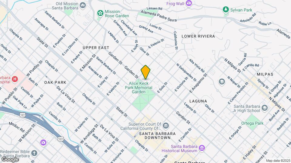 1514 Garden St Map and Location Details
