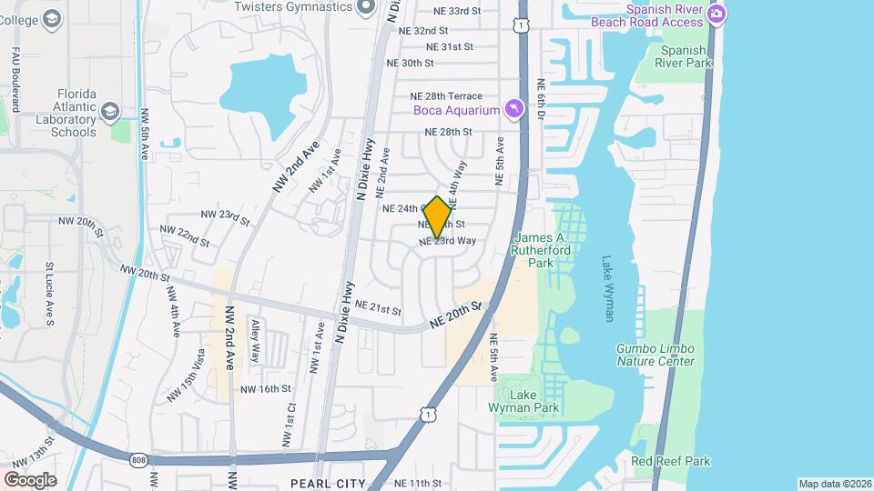340 NE 23rd Way Map and Location Details