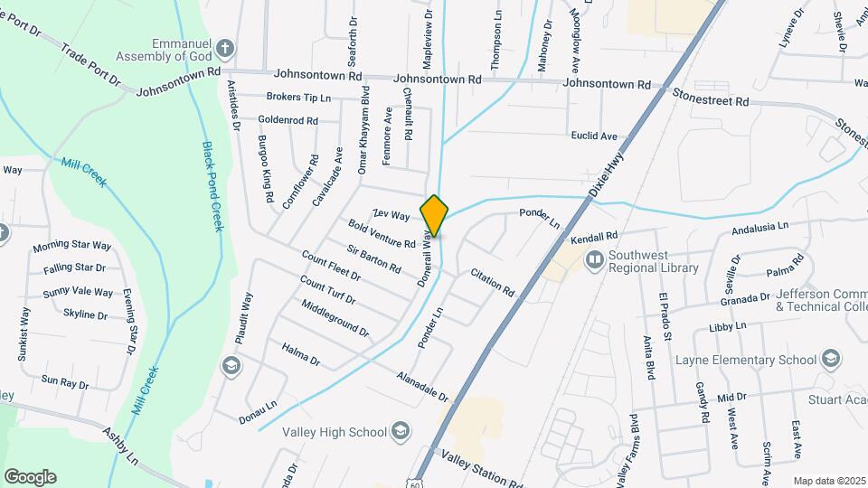 9337 Donerail Way Map and Location Details