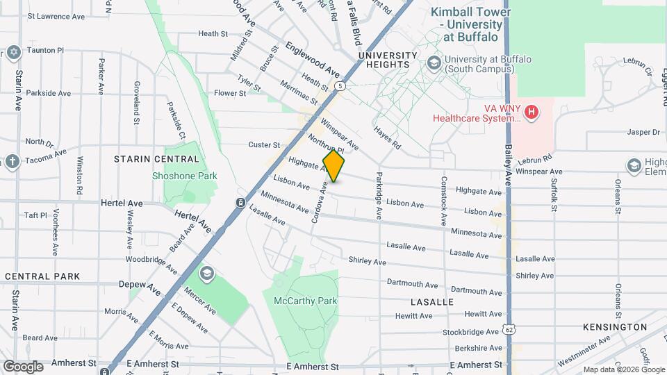 108 Lisbon Ave Map and Location Details