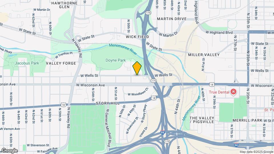 4807 W Wells St Map and Location Details
