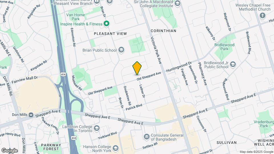 148 Old Sheppard Ave Map and Location Details