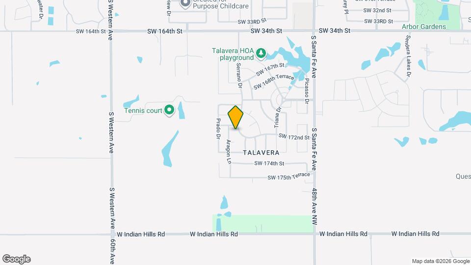 17205 Serrano Dr Map and Location Details