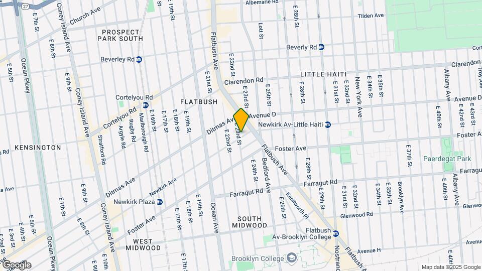2303 Newkirk Ave Mapa y Detalles de la Ubicación