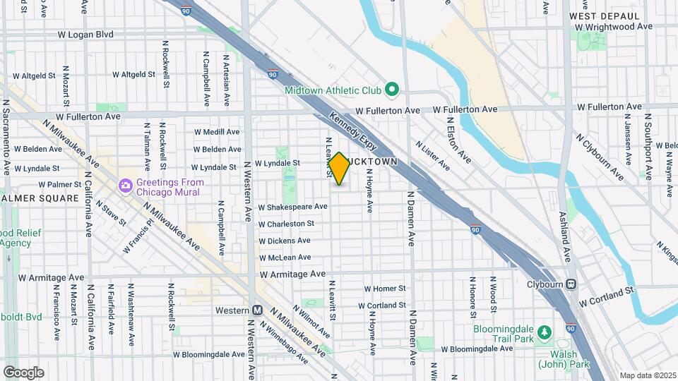 2144 W Shakespeare Ave Map and Location Details