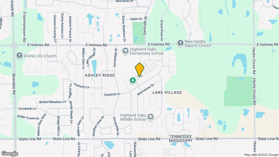 7545 Glen Laurel Way Map and Location Details