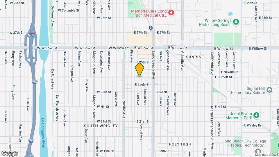 2395 Locust Ave Map and Location Details