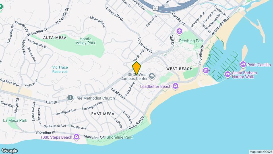 1000 Del Sol Ave Map and Location Details