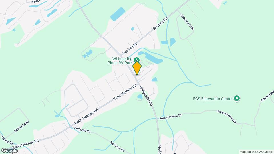 Whispering Pines MH & RV Park Map and Location Details