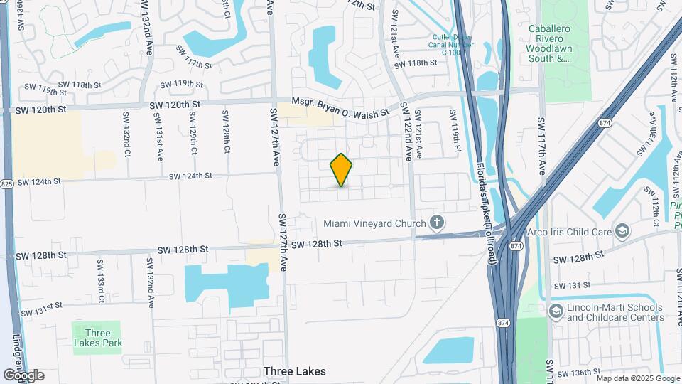 12505 SW 124th Ct Map and Location Details