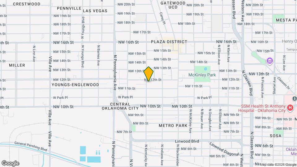 1842 A NW 12th St Map and Location Details