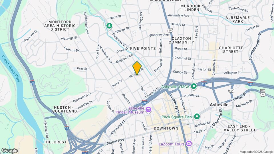 127 Flint St, Unit B Mapa y Detalles de la Ubicación