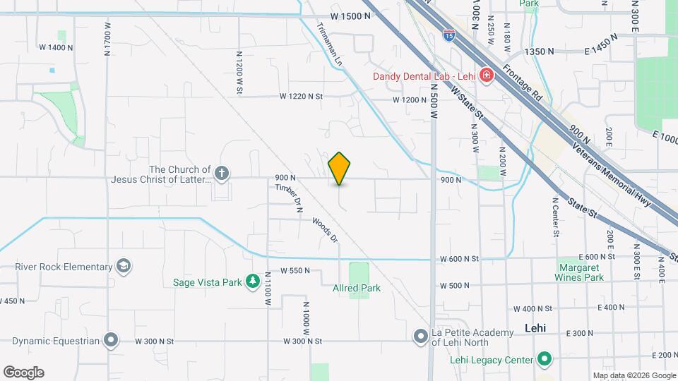 866 North St Map and Location Details