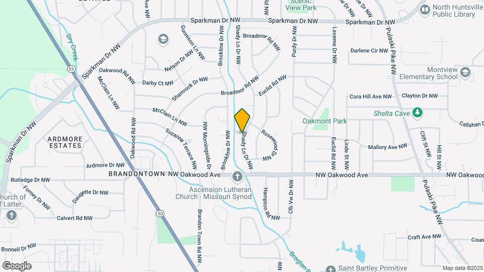 2017 Shady Ln Dr NW Map and Location Details