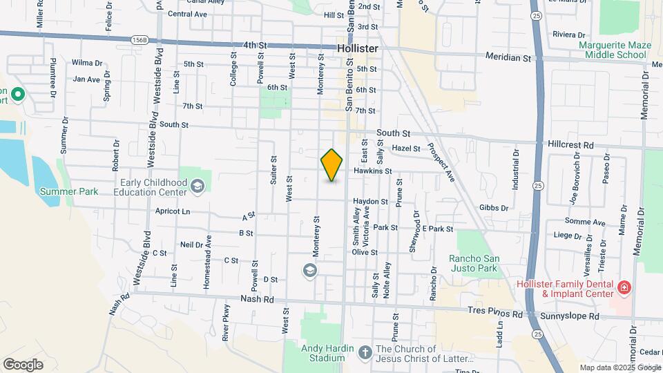 347 Hawkins St Mapa y Detalles de la Ubicación