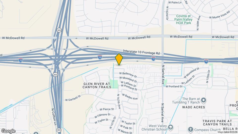 16684 W Culver St Map and Location Details