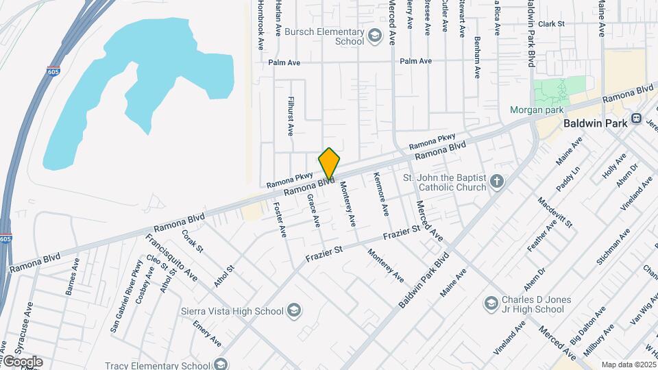 13534 Ramona Blvd Map and Location Details