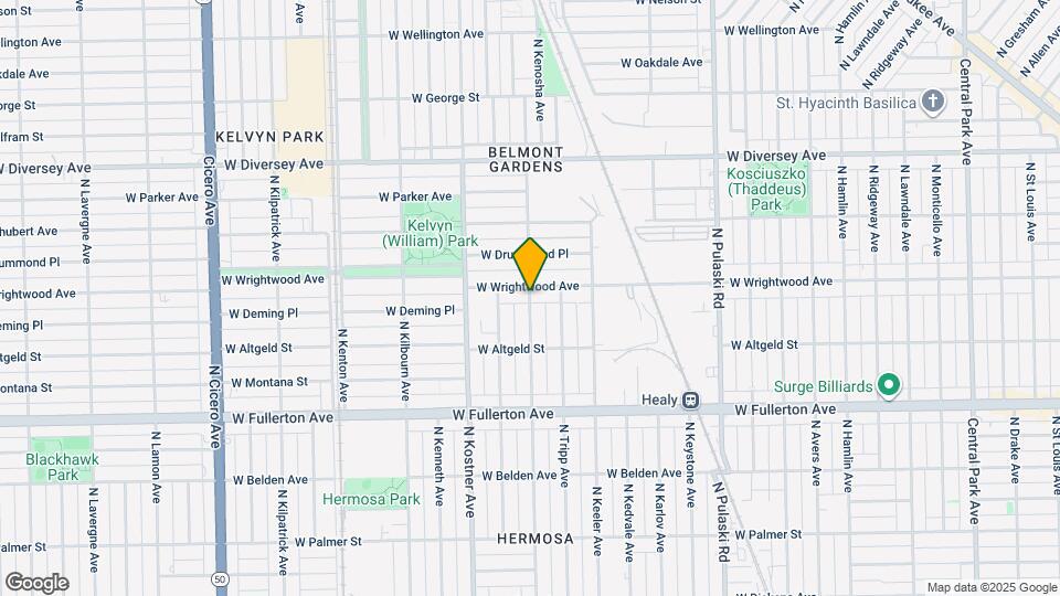2548 N Kildare Ave Map and Location Details